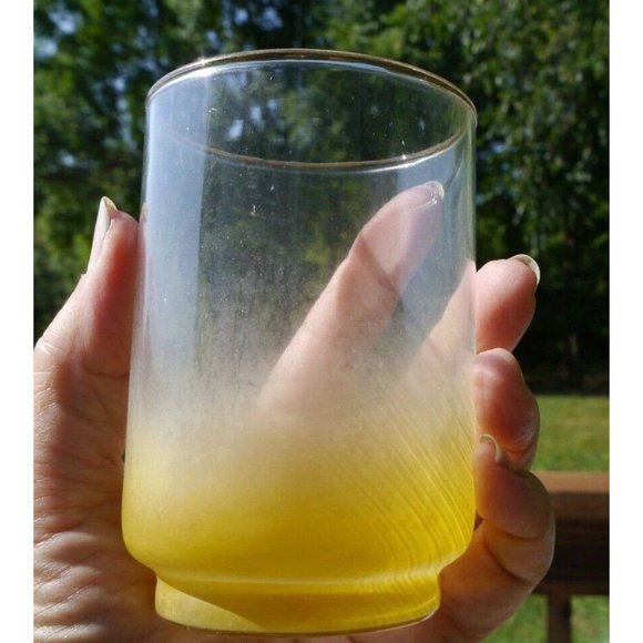 Set of 5 Vntge MCM Libbey Glass Blendo Barware Tumblers Drink Ware Glasses 12 oz - Picture 4 of 12